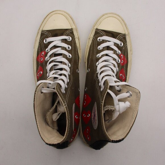 Converse Comme des Garçons Play x Chuck 70 Hi Women's 10 Men's 8 Shoes 162973C - Picture 9 of 9